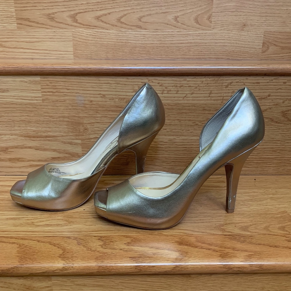 Gold Jessica Simpson Heels